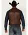 Image #4 - Scully Men's Leather Vest, Brown, hi-res
