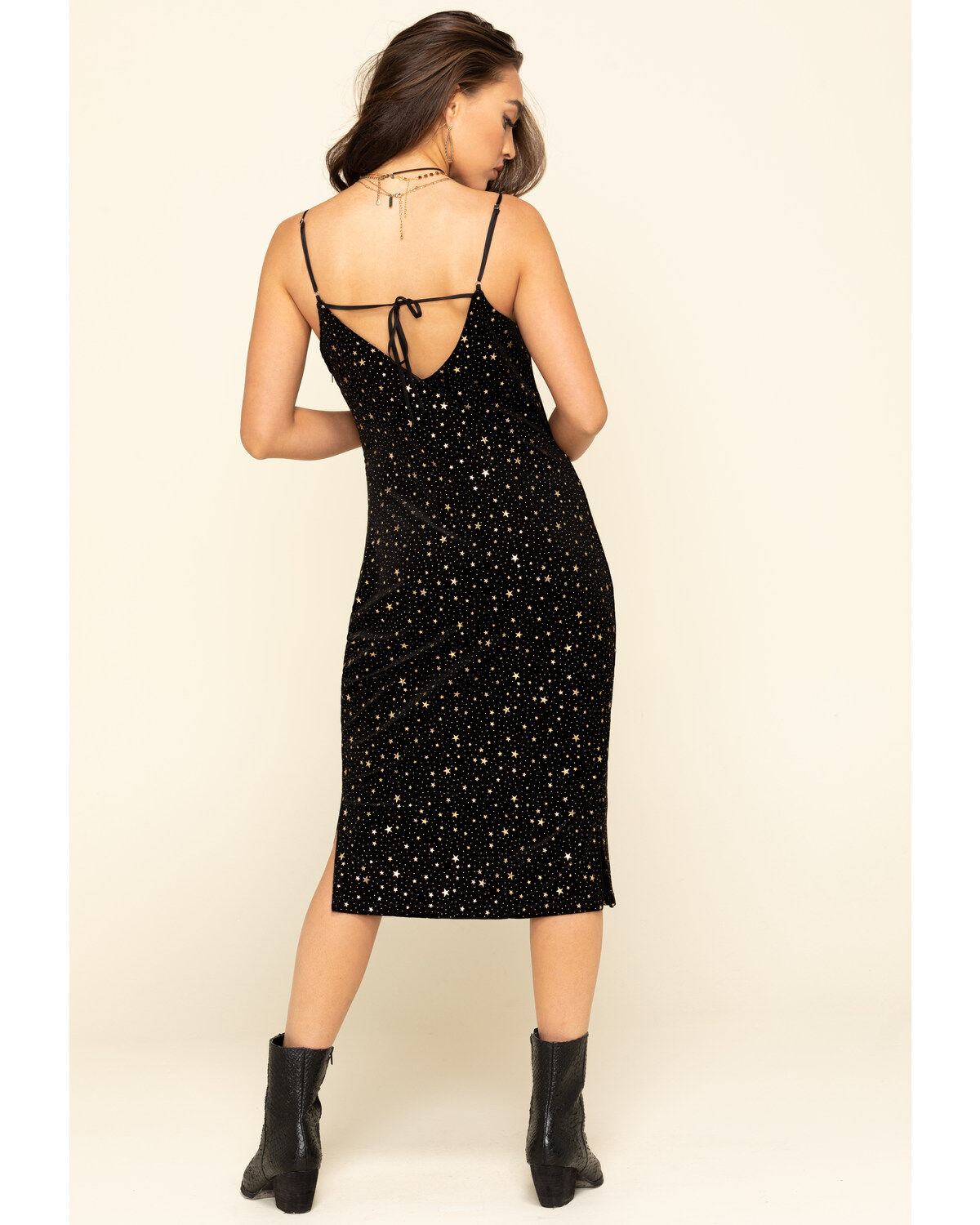 black and gold womens dress