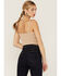 Lush Women's Multicolored Knit Stripe Sweater Tank, Rust Copper, hi-res