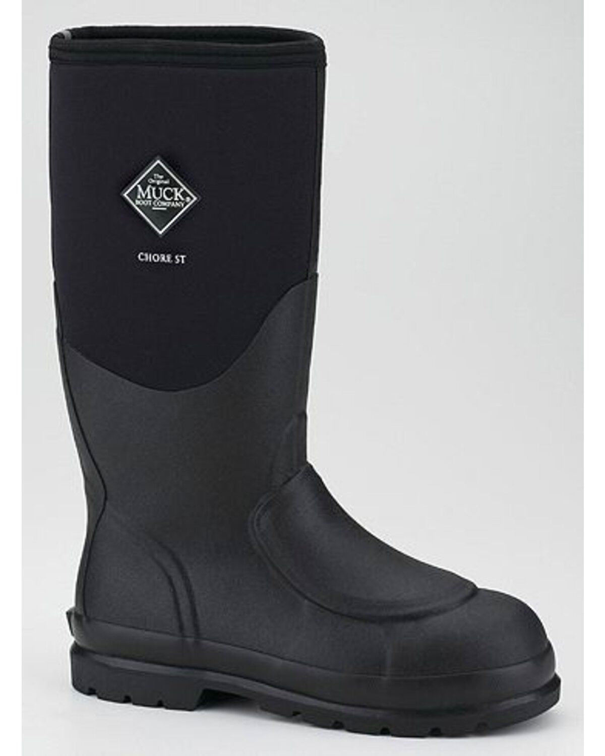 Image #1 - Muck Boots Men's Chore Met Guard Work Boots - Steel Toe, Black, hi-res