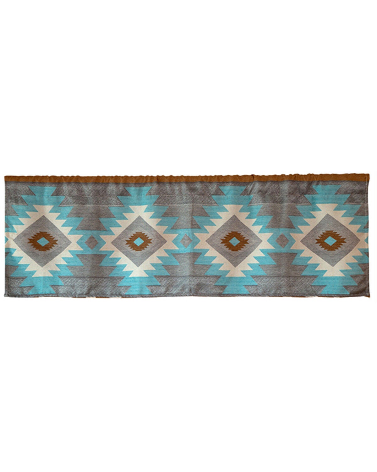 Image #1 - Wrangler Mesa Daybreak Southwestern Print Valance, Blue, hi-res