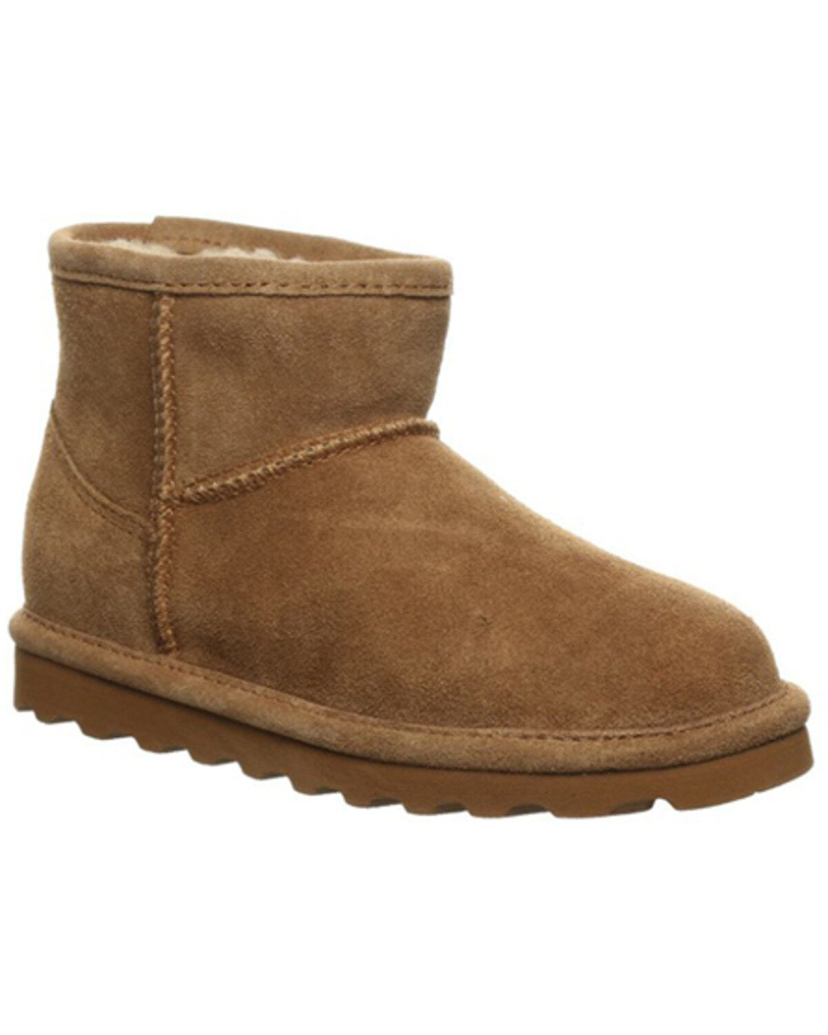 Image #1 - Bearpaw Girls' Alyssa Casual Boots - Round Toe, Brown, hi-res
