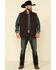 Image #3 - Cody James Core Men's Brown Wrightwood Zip Front Vest - Tall , , hi-res