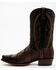 Dan Post Men's Exotic Ostrich Leg Western Boots - Snip Toe , Brown, hi-res