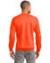 Image #2 - Port & Company Men's Safety Orange 2X Essential Fleece Crew Work Pullover - Big, Orange, hi-res