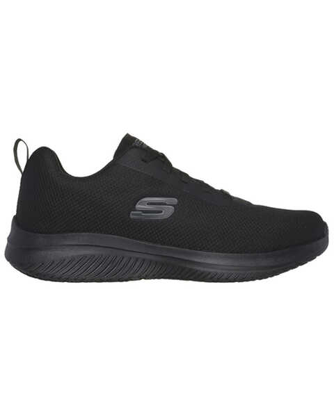 Skechers Men's Relaxed Fit Ultra Flex 3.0 Daxtin Work Shoes - Round Toe , Black, hi-res