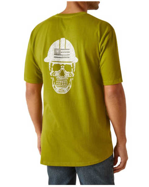 Ariat Men's Rebar Cotton Strong Roughneck Graphic Work T-Shirt , Green, hi-res