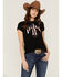 RANK 45 Women's American Eagle Graphic Tee , Black, hi-res