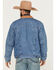 Image #4 - Wrangler Men's Medium Wash Vintage Sherpa Lined Jacket, Medium Wash, hi-res