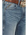 Image #2 - Ariat Men's M5 Clarence Forrest Medium Wash Straight 2X Durable Stretch Denim Jeans - Big, Medium Wash, hi-res