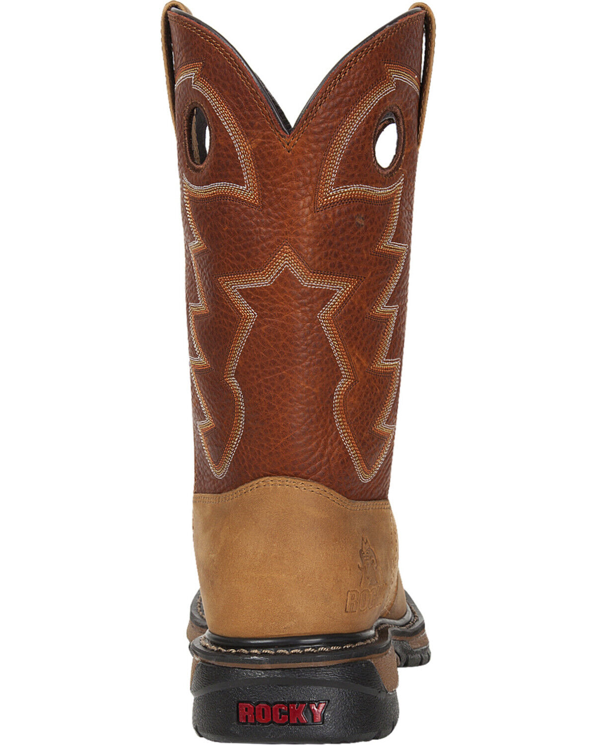 rocky original ride steel toe western boot