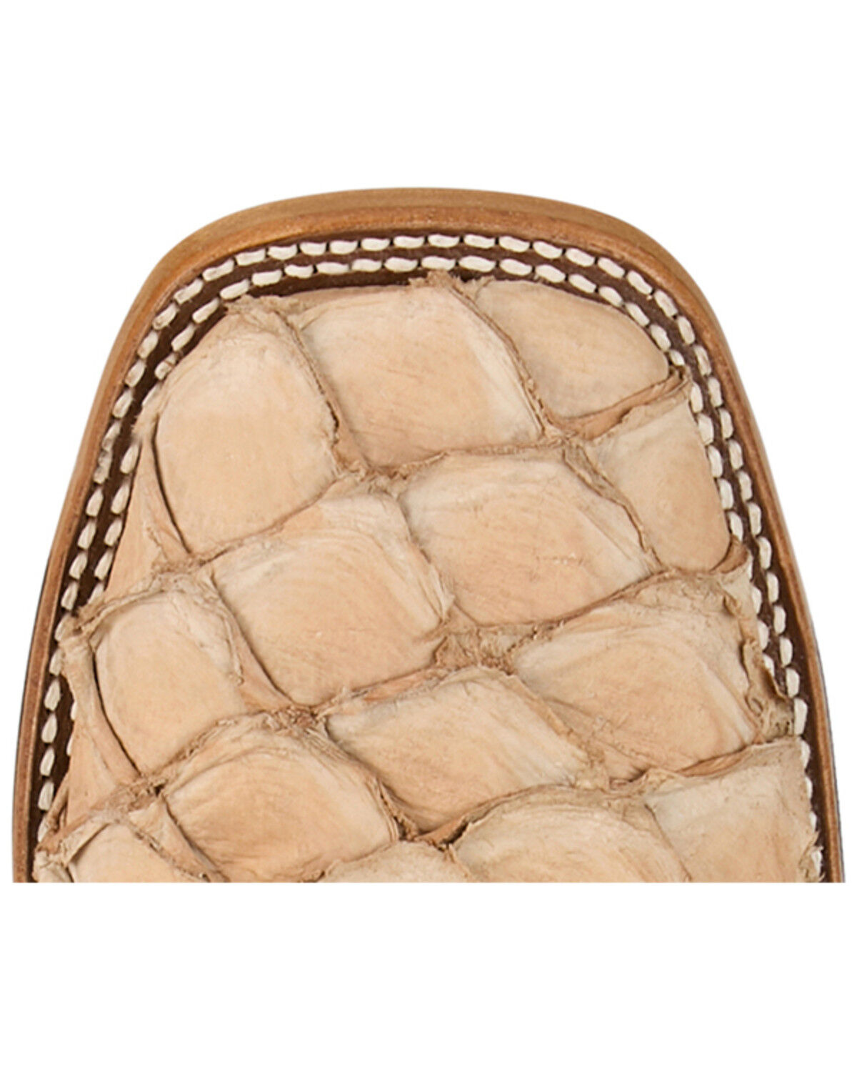 Image #6 - Justin Men's Ocean View Exotic Caiman Western Boots - Broad Square Toe, Brown, hi-res