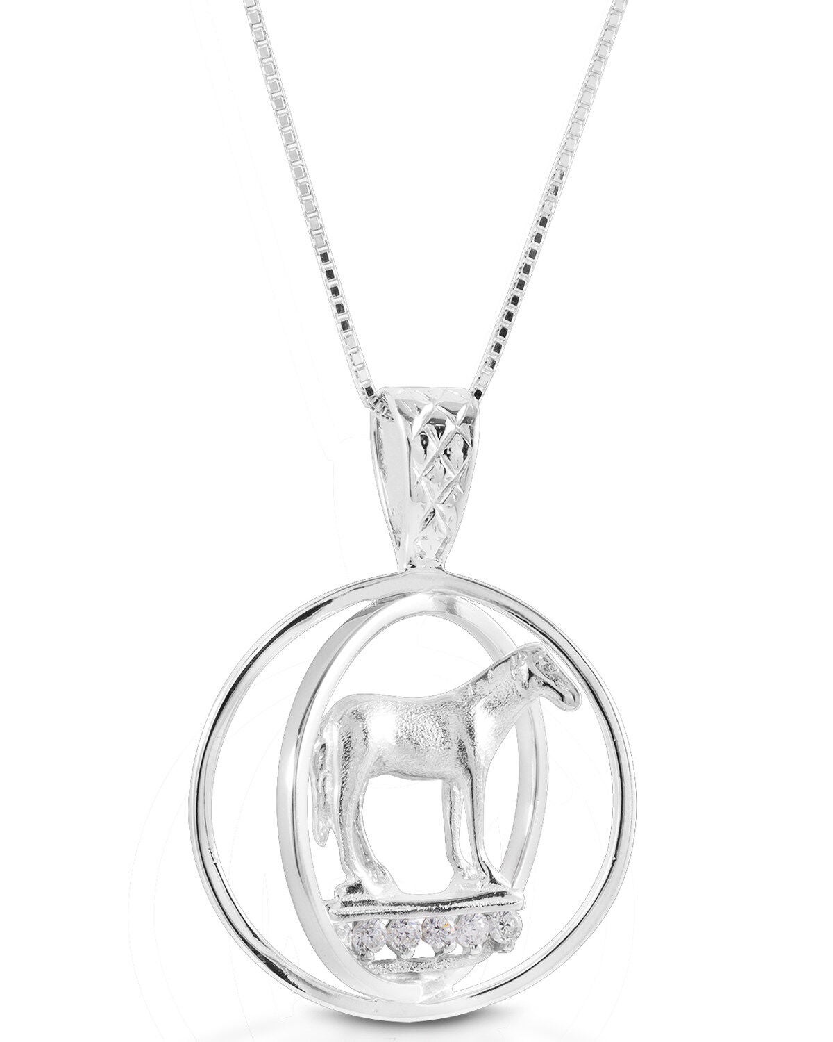 Kelly Herd Women's Small World Trophy Necklace, Silver, hi-res