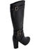 Image #9 - Milwaukee Leather Women's Platform Heel Studded Strap Boot - Round Toe, Black, hi-res