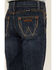 Image #2 - Wrangler Retro Girls' Denver Medium Wash Regular Fit Mid Rise Bootcut Jeans, Blue, hi-res