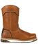 Georgia Boot Men's AMP LT Western Work Boots - Soft Toe, Brown, hi-res