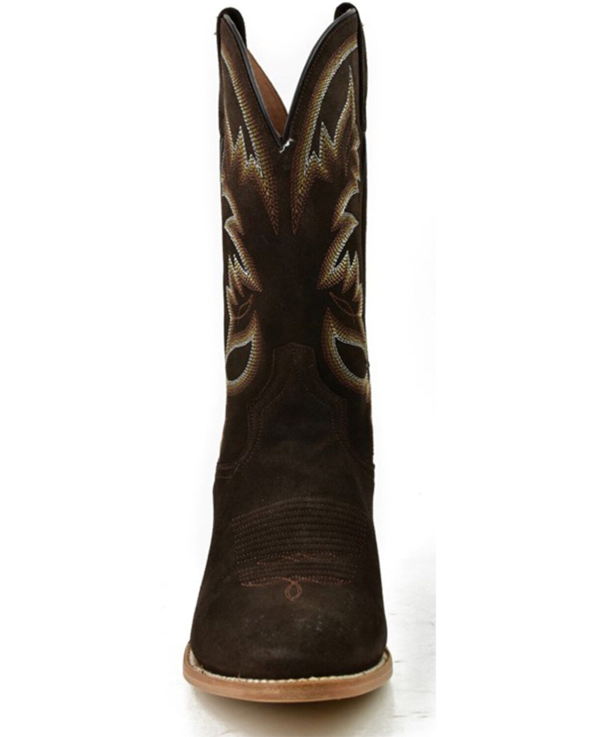 Image #4 - Dan Post Men's Becker Western Boots - Round Toe, Dark Brown, hi-res