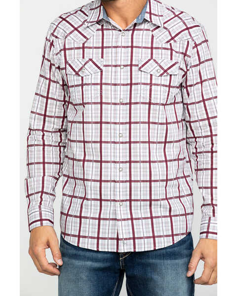 Image #4 - Cody James Men's Far Country Med Plaid Long Sleeve Western Shirt , , hi-res