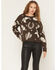 Image #1 - Idyllwind Women's Saddleridge Western Conversation Print Sweater, Pecan, hi-res