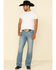 Cody James Men's Hamshackle Light Wash Stretch Relaxed Boot Jeans , Blue, hi-res