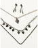 Image #1 - Shyanne Women's Enchanted Forest Diamond Chain Jewelry Set - 2 Piece, Pewter, hi-res