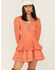 Image #1 - Maia Bergman Women's Mika Lace Tiered Dress, Orange, hi-res