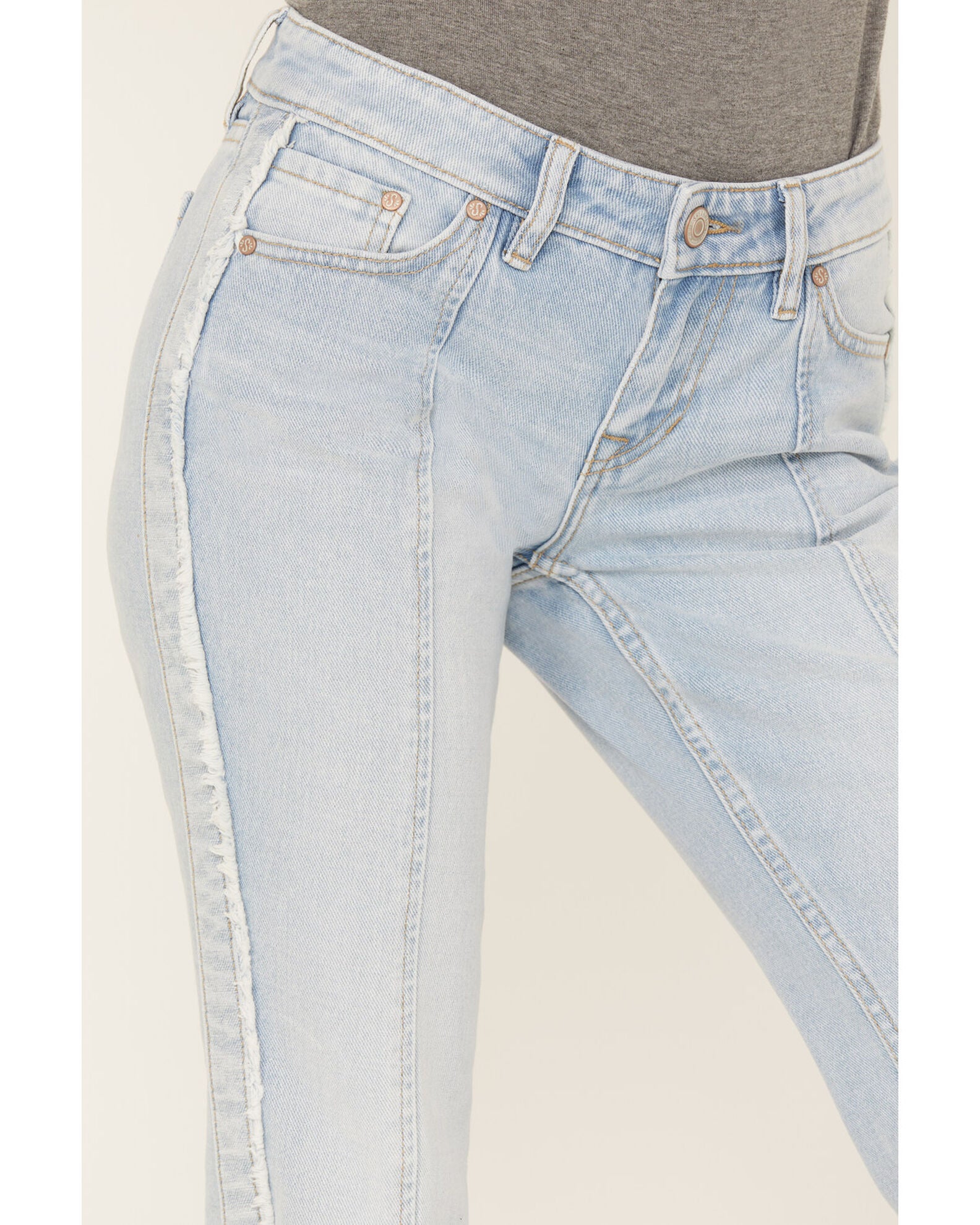 Jeans Seven For All Mankind Bootcut - Taille 27x29 - Délavé Clair - Occasion Très Bon état