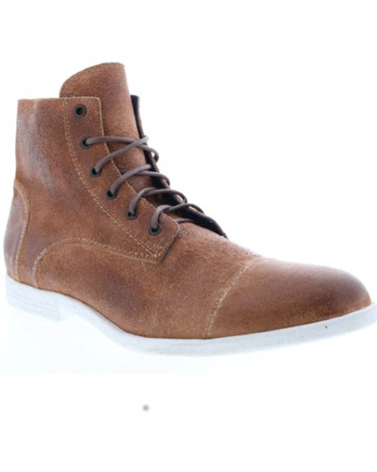 Bed Stu Men's Leonardo Leather Lace-Up Casual Boot - Round Toe, Tan, hi-res
