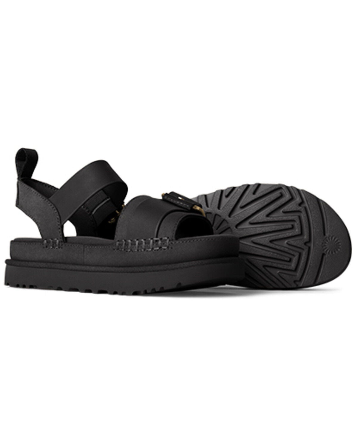 UGG Women's Goldenstar Villa Sandals, Black, hi-res