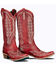 Image #1 - Lane Women's Lexington Western Boots - Snip Toe, Ruby, hi-res