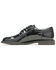 Image #3 - Bates Women's Sentry LUX High Gloss Oxford Shoes, Black, hi-res