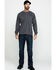 Image #6 - Ariat Men's FR Air Henley Long Sleeve Work Shirt , Charcoal, hi-res