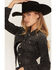 Image #2 - Idyllwind Women's Forest Rhinestone Denim Jacket, Black, hi-res