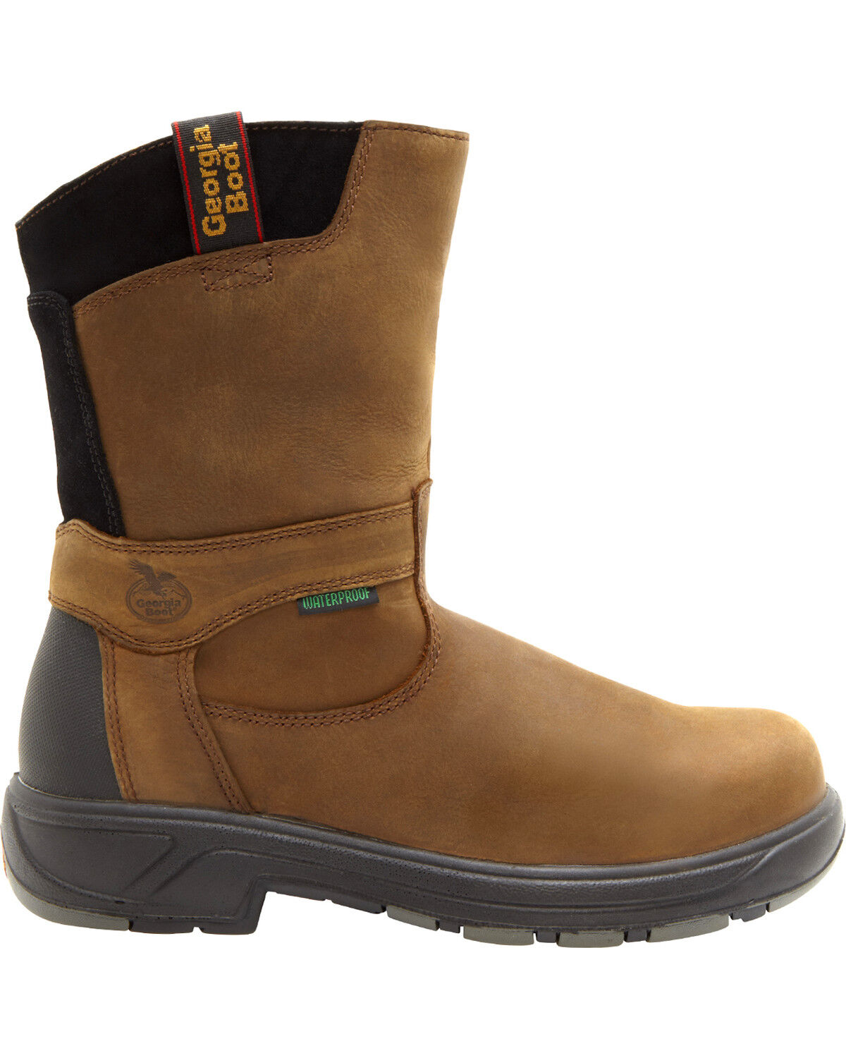 Image #2 - Georgia Men's FLXPoint Composition Toe Work Boots, Brown, hi-res