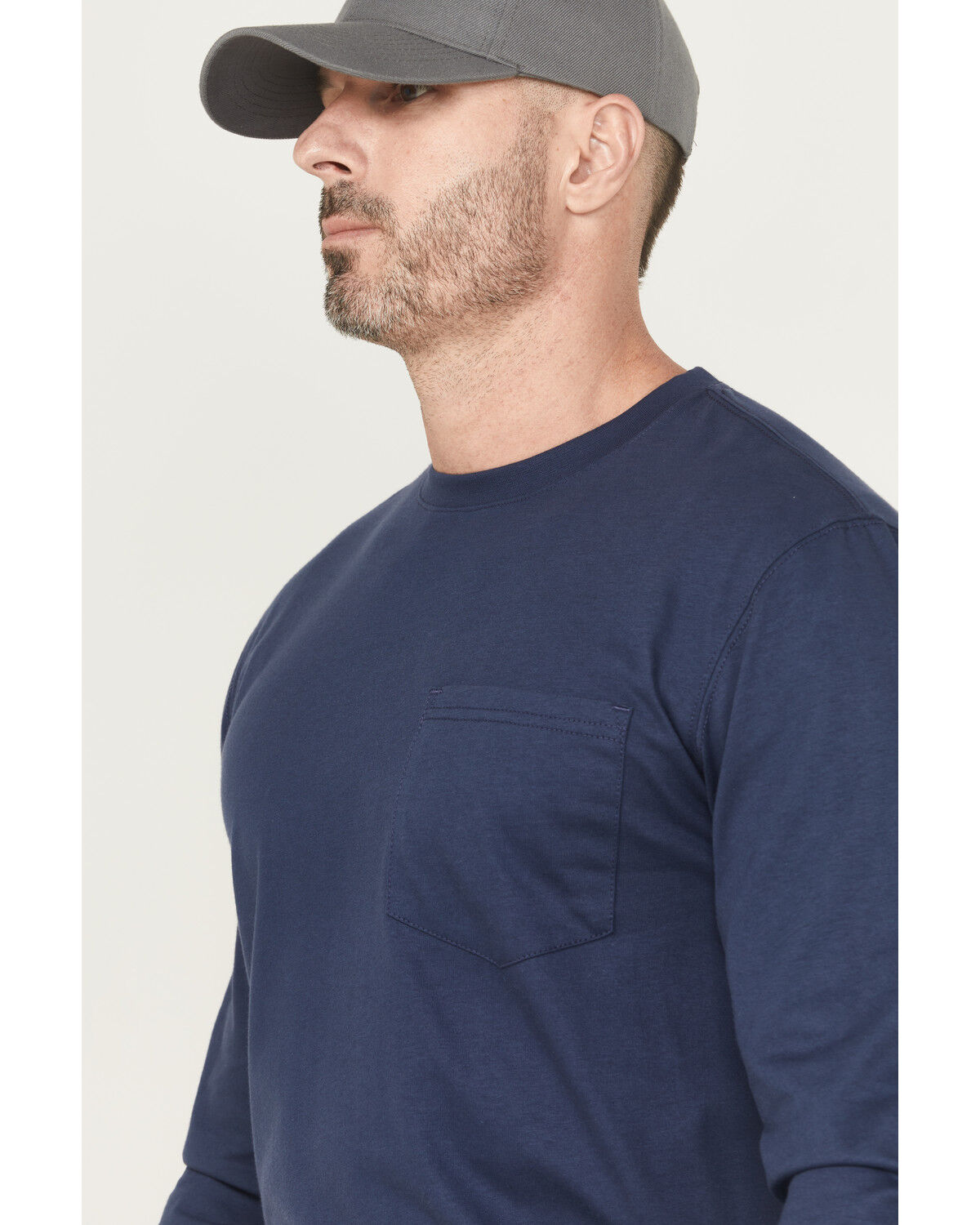 Image #4 - Cody James Men's FR Eagle Long Sleeve Graphic Work Shirt, Navy, hi-res