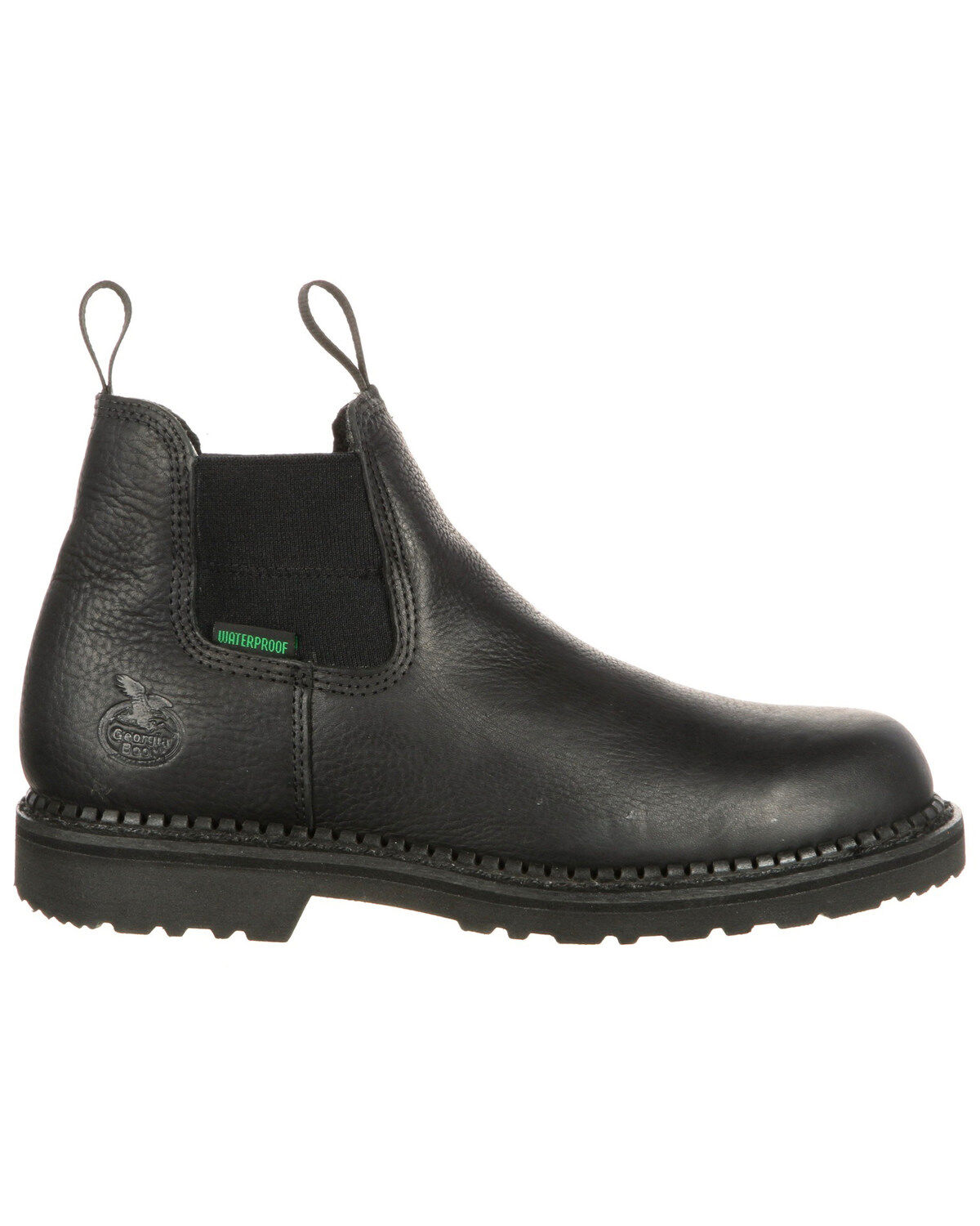 Image #2 - Georgia Boot Men's Giant Waterproof High Romeo Boots - Round Toe, Black, hi-res