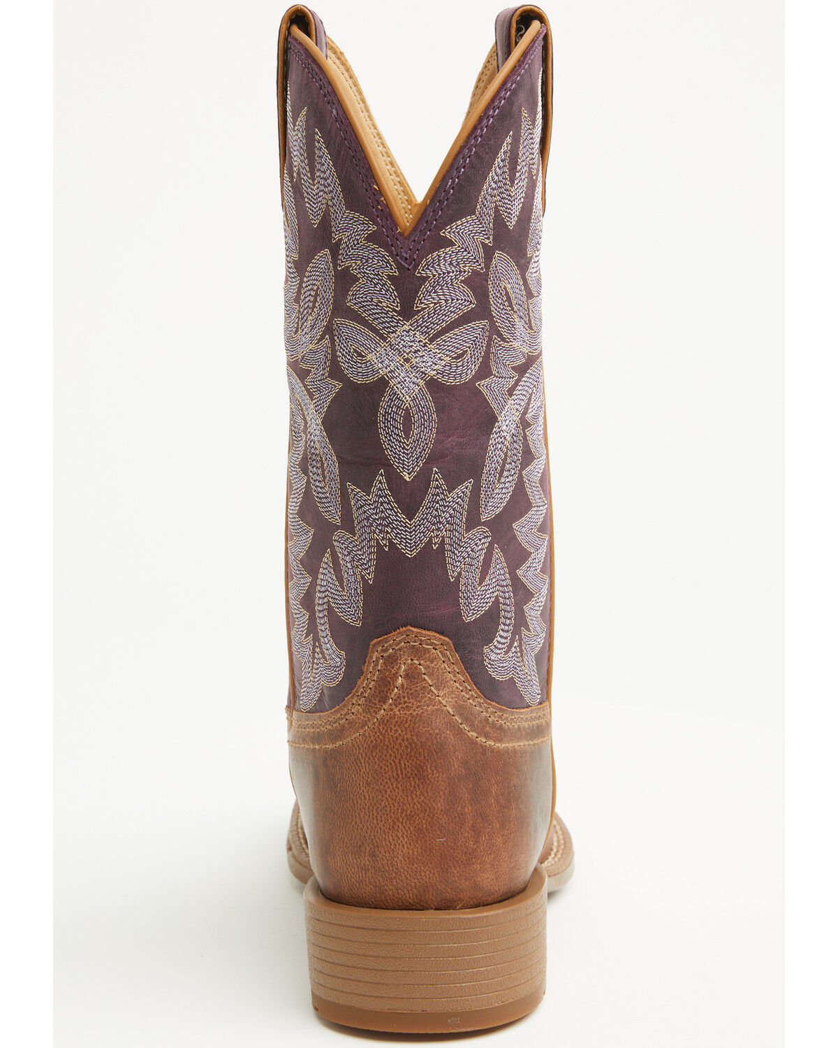 Image #5 - Justin Women's Ashtyn Performance Western Boots - Broad Square Toe, Tan, hi-res