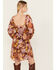 En Creme Women's Floral Print Long Sleeve Mini Dress, Multi, hi-res