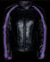 Milwaukee Leather Women's Stud & Wing Leather Jacket, Black/purple, hi-res
