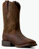 Image #1 - Ariat Men's Sport Riggs Waterproof Performance Western Boots - Broad Square Toe, Brown, hi-res