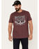 Image #1 - Moonshine Spirit Men's World Tour Short Sleeve Graphic T-Shirt, Purple, hi-res