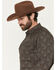Image #2 - Gibson Trading Co Men's Groovin Floral Print Long Sleeve Snap Western Shirt, Dark Brown, hi-res