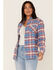 Idyllwind Women's Plaid Cooper Flannel Shirt, Blue, hi-res