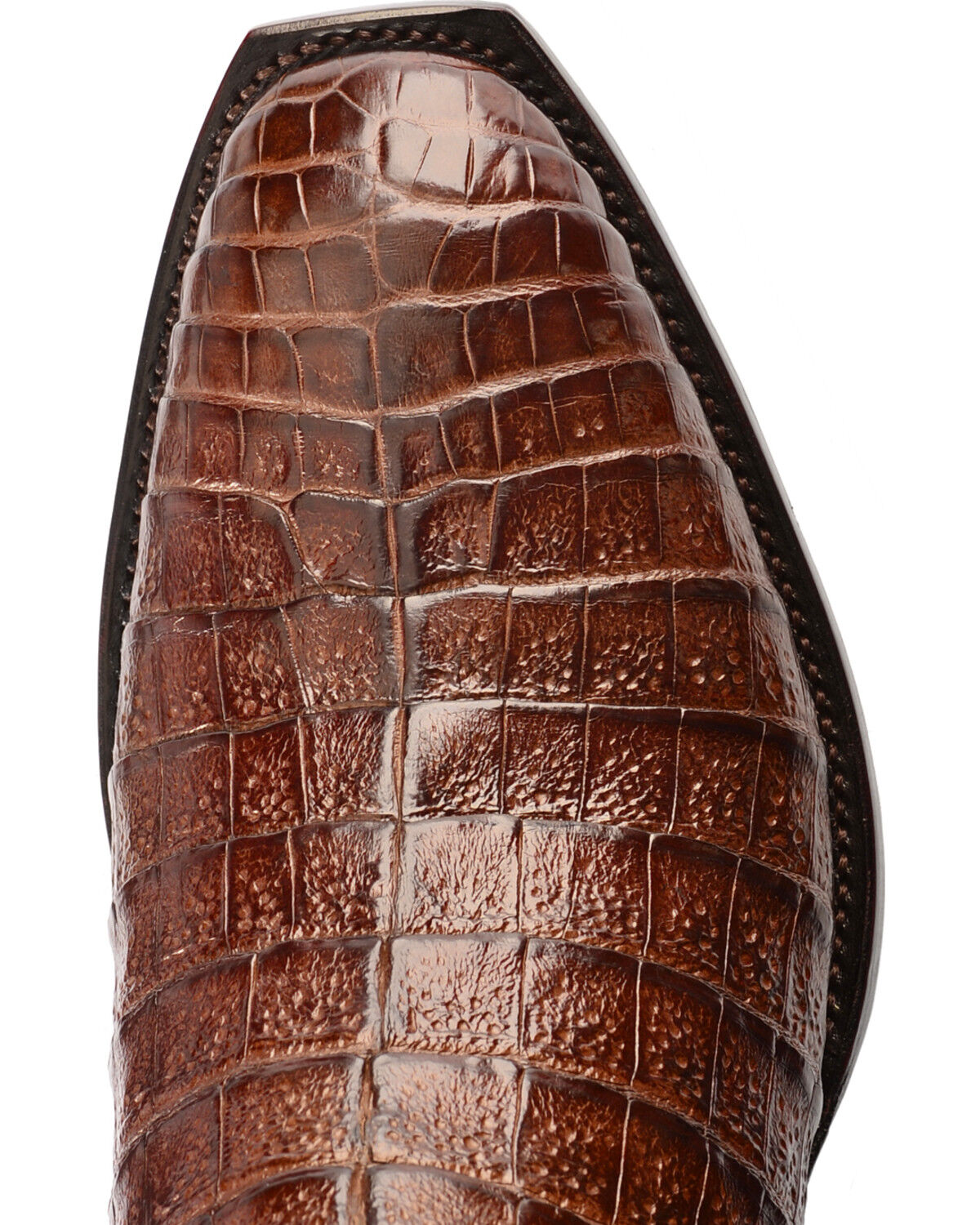 Image #6 - Lucchese Handmade 1883 Men's Charles Crocodile Belly Cowboy Boots - Round Toe, , hi-res