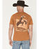 Image #1 - Wrangler Men's Cowboy Short Sleeve Graphic T-Shirt, Mustard, hi-res