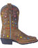 Image #2 - Dan Post Little Girls' Starlett Western Boots - Square Toe , , hi-res