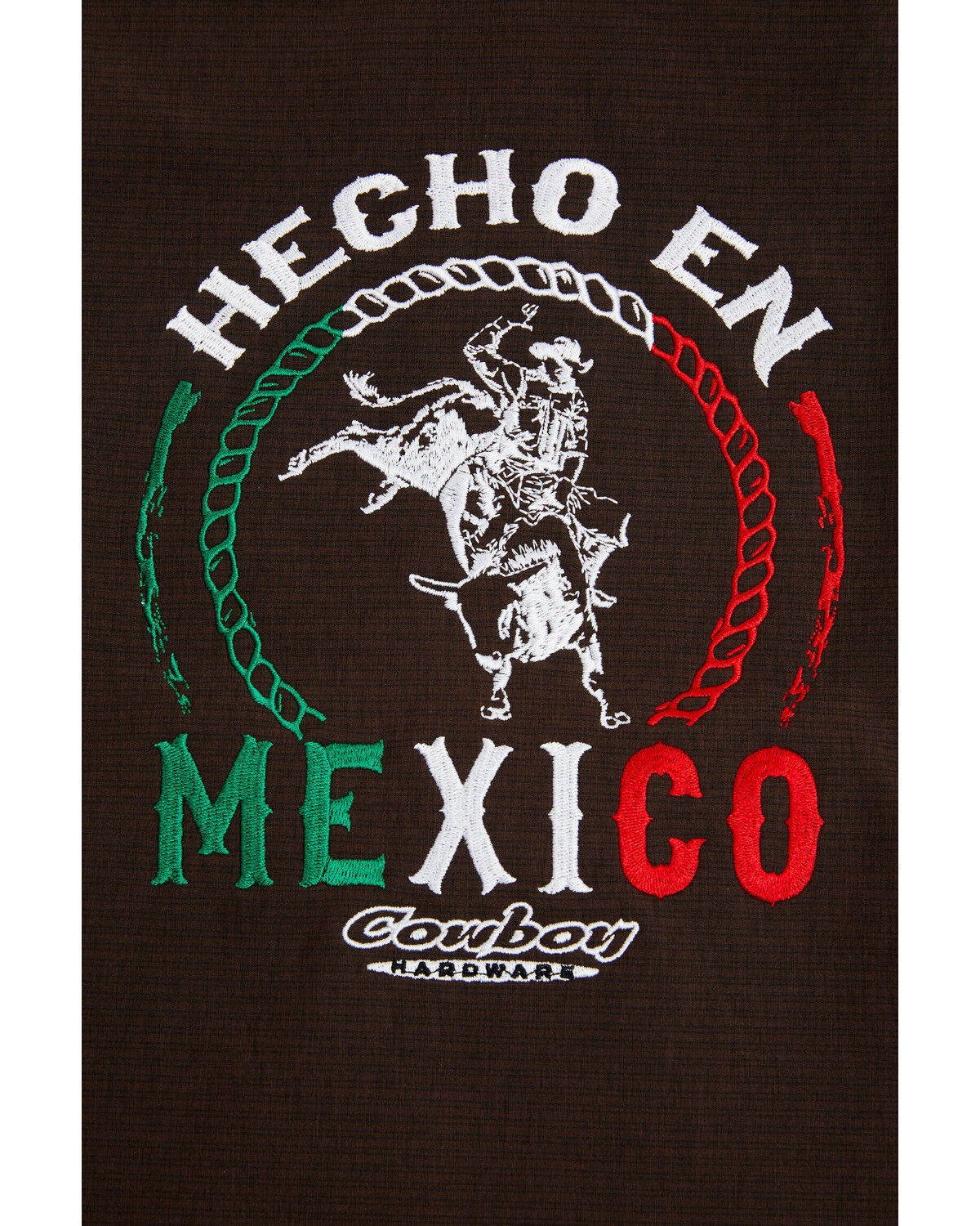 Image #2 - Cowboy Hardware Toddler Boys' Hecho en Mexico Softshell Vest, Brown, hi-res