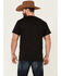 Changes Men's Yellowstone Dutton Ranch Bucking Bronco Graphic Short Sleeve T-Shirt , Black, hi-res