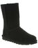 Image #1 - Bearpaw Women's Elle Short Boots - Round Toe, Black, hi-res