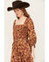 Image #2 - Angie Women's Border Print Long Sleeve Maxi Dress, , hi-res